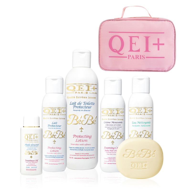 Baby Pack - Sweet Almond + Pink Baby Care Kit