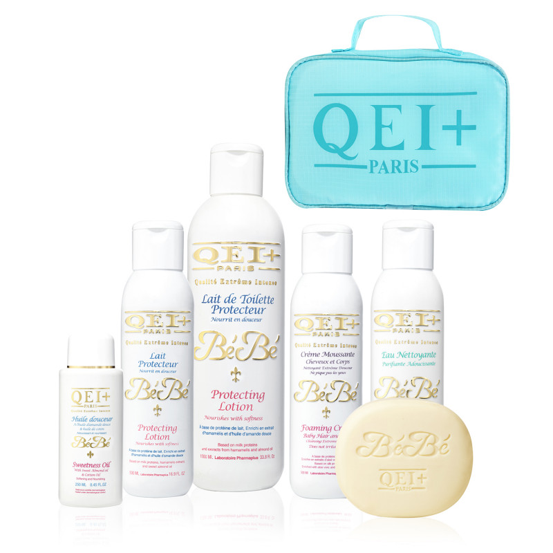Pack BéBé - Amande Douce + Kit de Soins Bleu Pack BéBé - Amande Douce + Kit de Soins Bleu